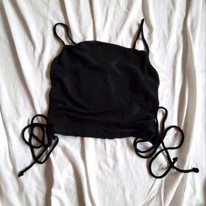 Black crop top